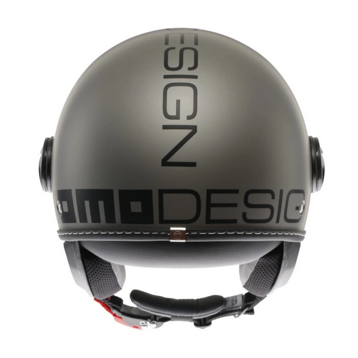 Casco Jet MomoDesign - Fgtr Evo - Mono Opaco Titanium Frost Nero