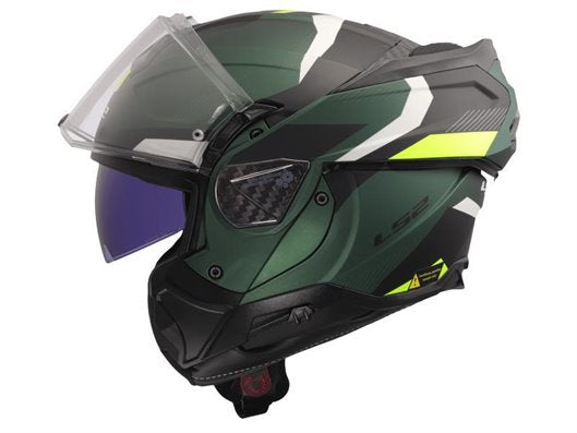 Casco Modulare LS2 Advant II - Triple Olive