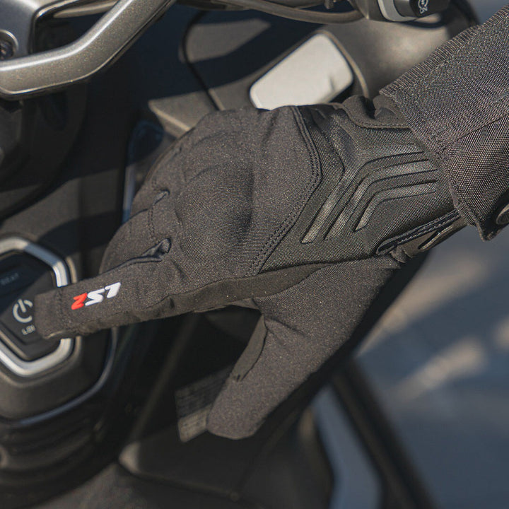 Guanti Moto LS2 Jet II Nero Giallo Fluo