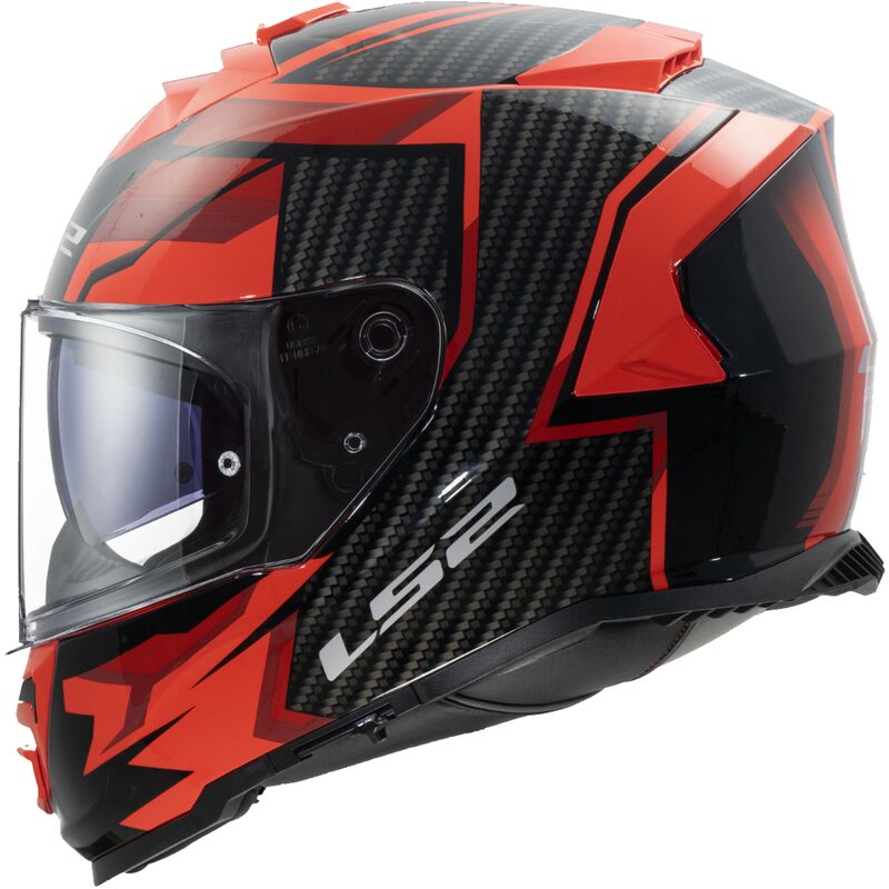 Casco Integrale LS2 Storm II - Tracker - Black Red