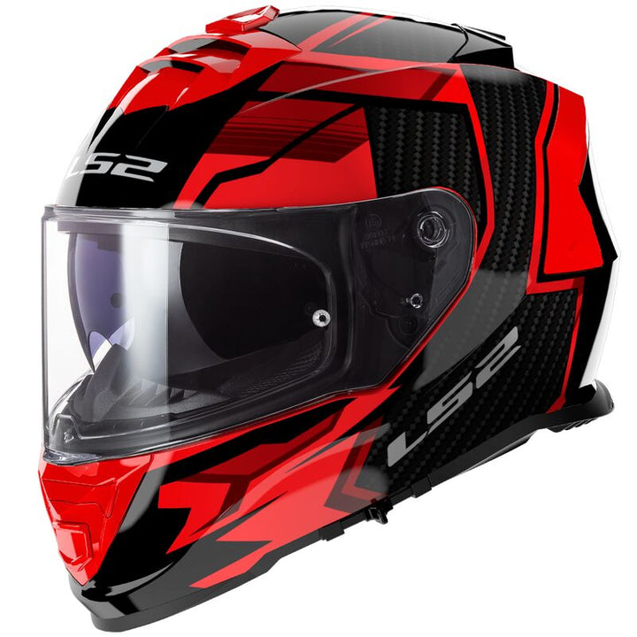 Casco Integrale LS2 Storm II - Tracker - Black Red