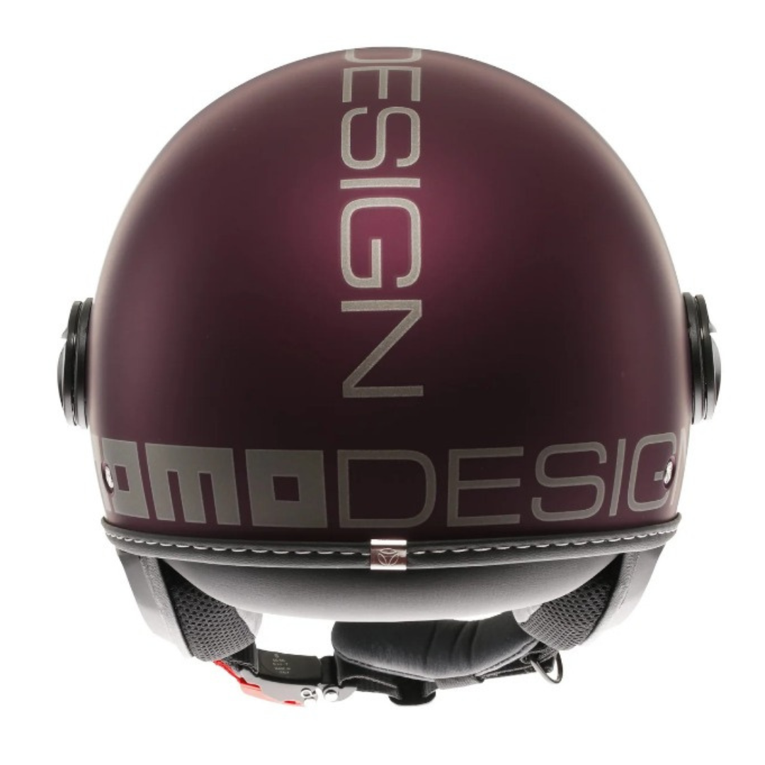 Casco Jet MomoDesign - Fgtr Evo - Mono Opaco Amarena Argento