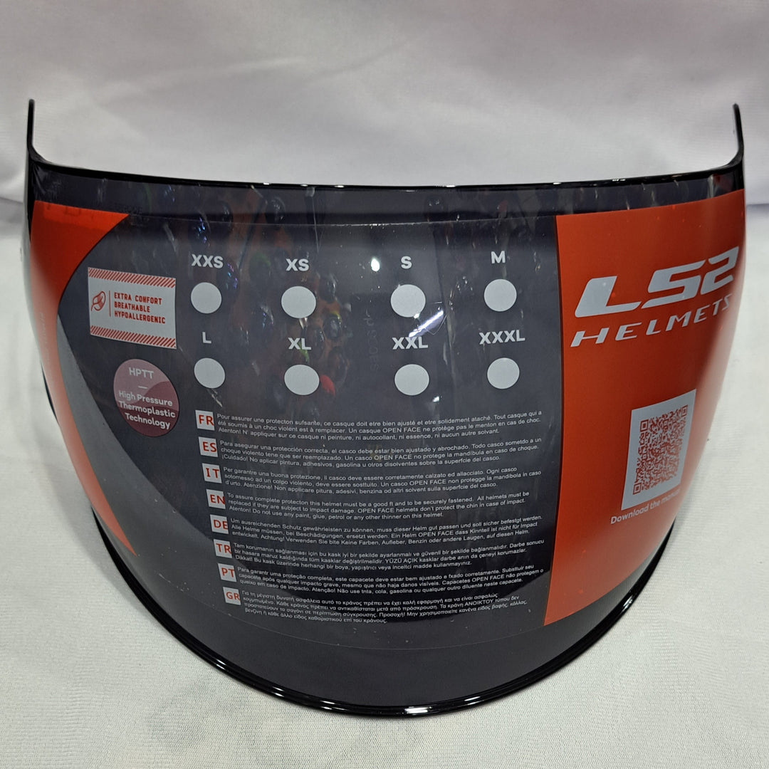 Visiera Lunga per Casco LS2 Airflow OF562/Sphere Lux OF558 - Nera