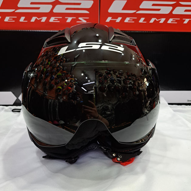 Visiera ad occhiale Black Nera Fumé Casco LS2 Airflow OF562/Sphere Lux  OF558 – La Lambretta Moto