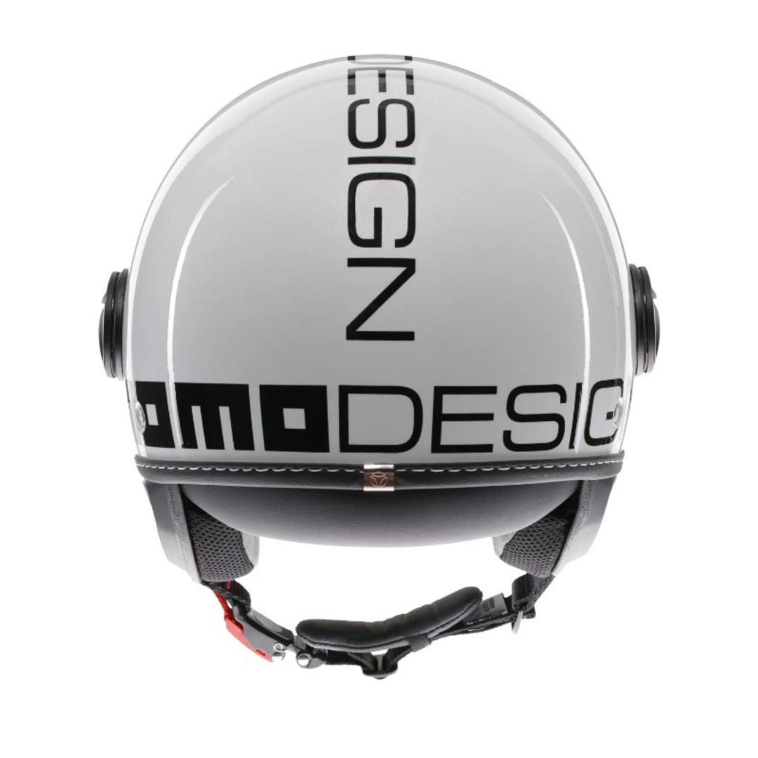 Casco Jet MomoDesign - Fgtr Evo - Mono Lucido Bianco Quarzo Nero