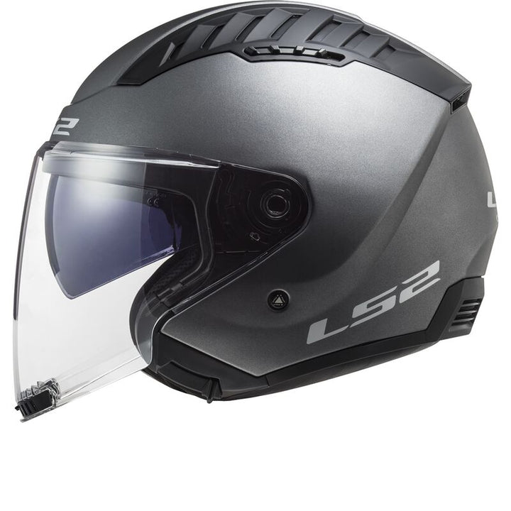 Casco Jet LS2 Copter II - Titanio Opaco