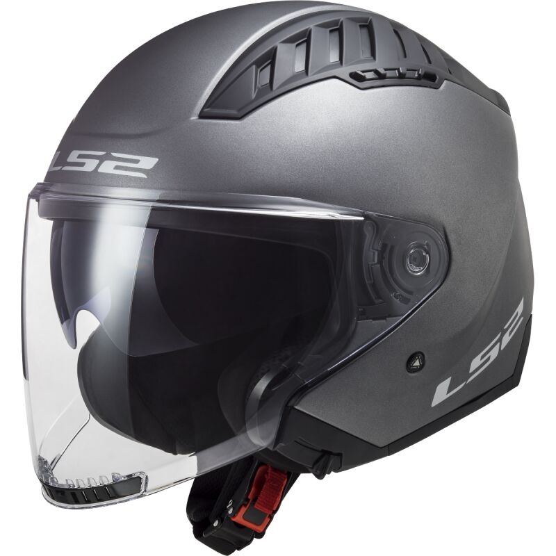 Casco Jet LS2 Copter II - Titanio Opaco