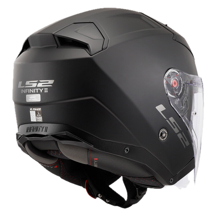 Casco Jet LS2 Infinity II - Nero Opaco