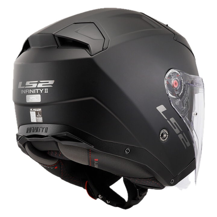 Casco Jet LS2 Infinity II - Nero Opaco