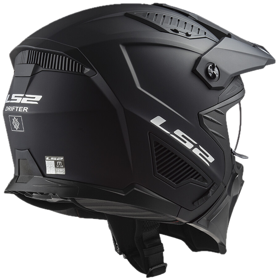 Casco Jet LS2 Drifter - Nero Opaco