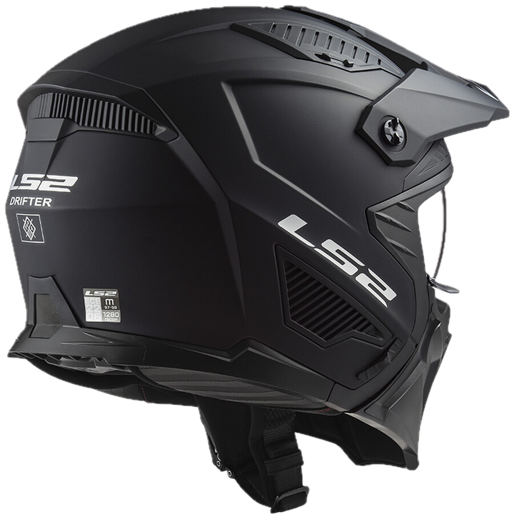 Casco Jet LS2 Drifter - Nero Opaco