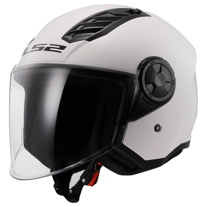 Casco Jet LS2 Airflow II - Bianco Lucido