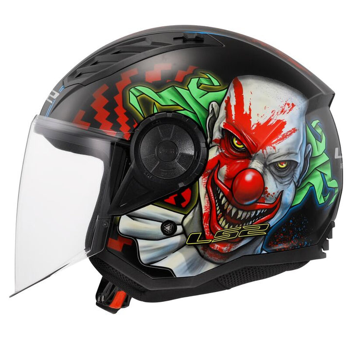 Casco Jet LS2 Airflow II - Happy Dreams - Lucido