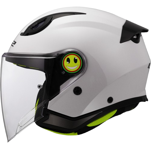 Casco Kid Jet LS2 Funny II - Bianco Lucido