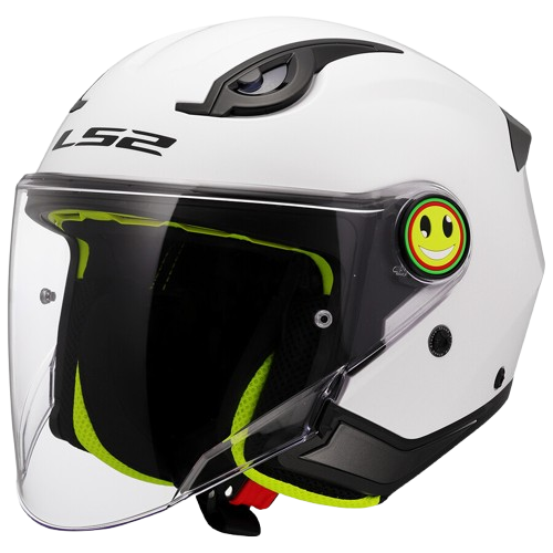 Casco Kid Jet LS2 Funny II - Bianco Lucido