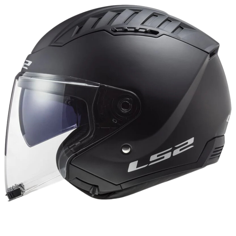 Casco Jet LS2 Copter II - Nero Opaco
