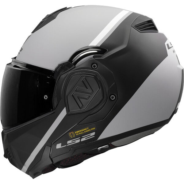 Casco Modulare LS2 Advant - Swipe Grigio Opaco