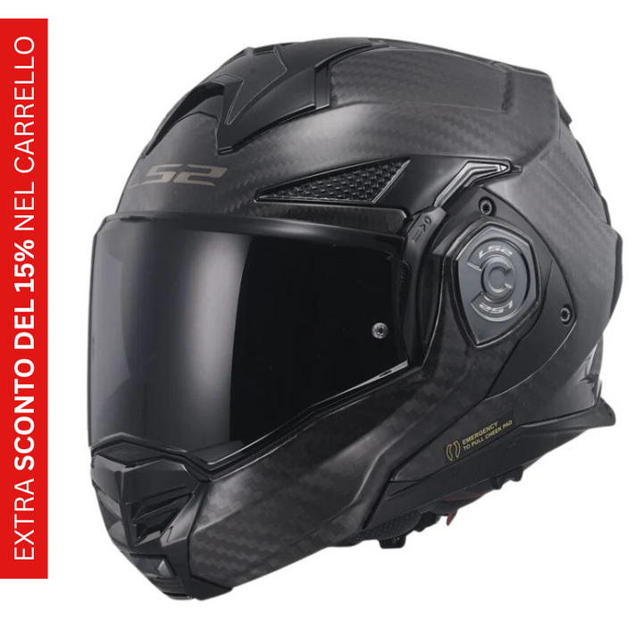 Casco Modulare LS2 - Advant x Carbon Gloss