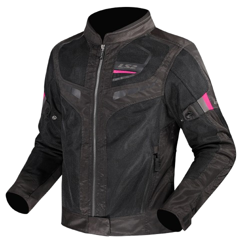 Giubbotto Moto Tecnico Estivo LS2 Garda Air Lady Nero e Rosa