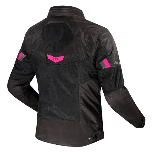 Giubbotto Moto Tecnico Estivo LS2 Garda Air Lady Nero e Rosa
