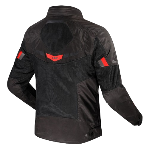Giubbotto Moto Tecnico Estivo LS2 Garda Air Man Nero e Rosso
