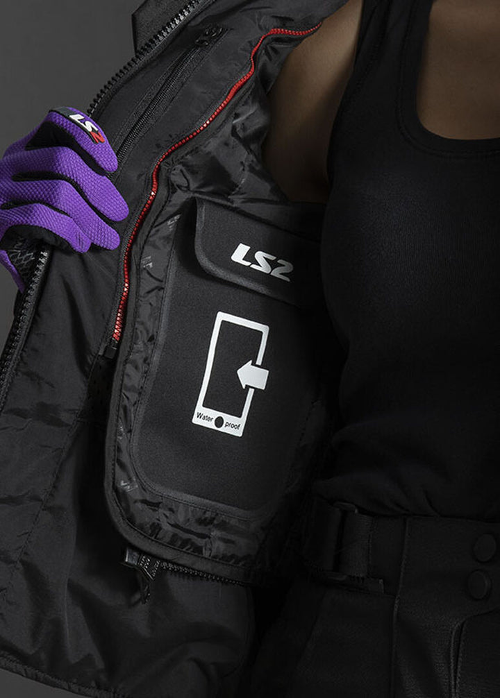 Giubbotto Moto Tecnico Sportivo LS2 Serra Evo Man Nero