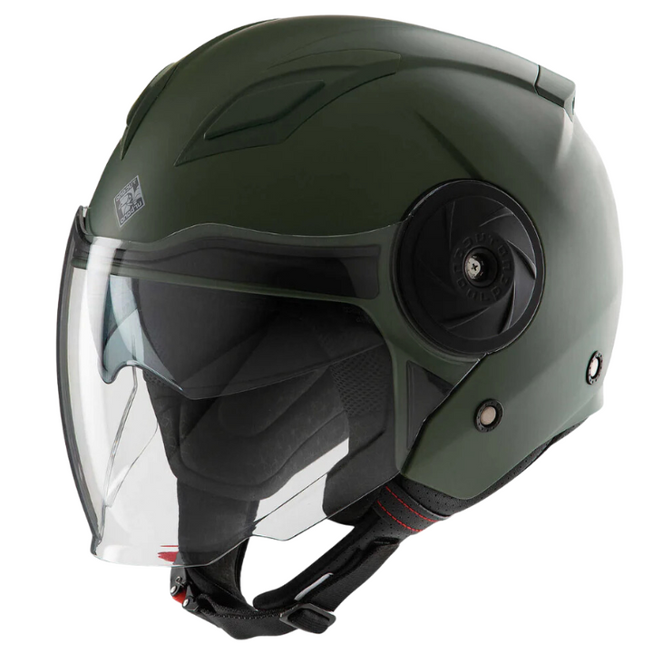 Casco Jet Tucano Urbano - El 'City - Verde Airborne Opaco