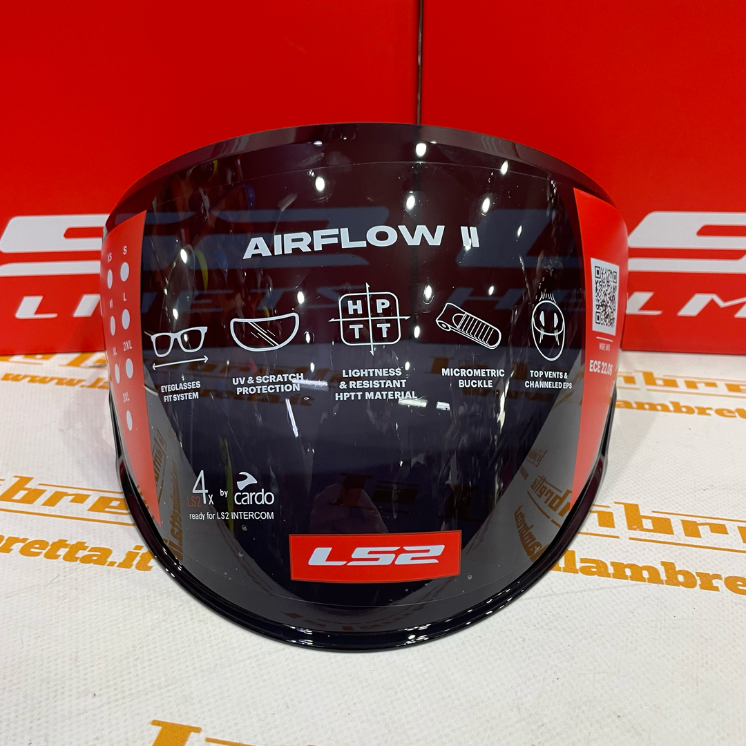 Visiera Lunga Casco LS2 Airflow II OF616 - Nera