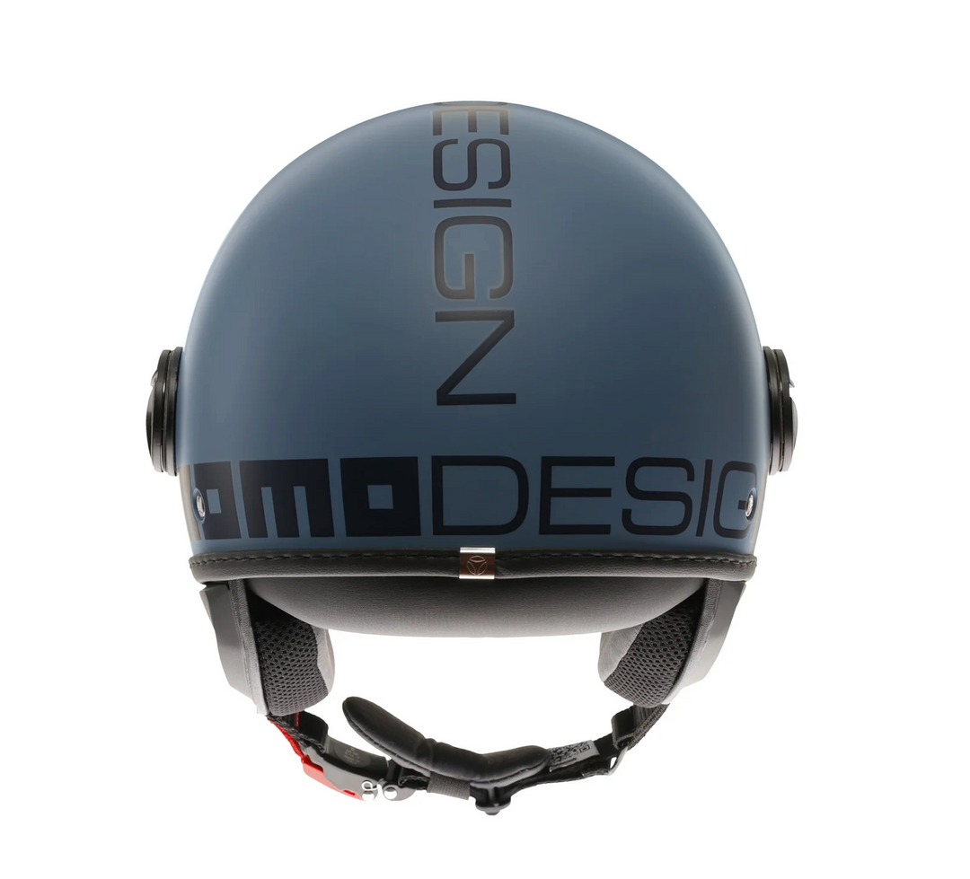 Casco Jet MomoDesign - Fgtr Classic - Mono Opaco Dusty Blu