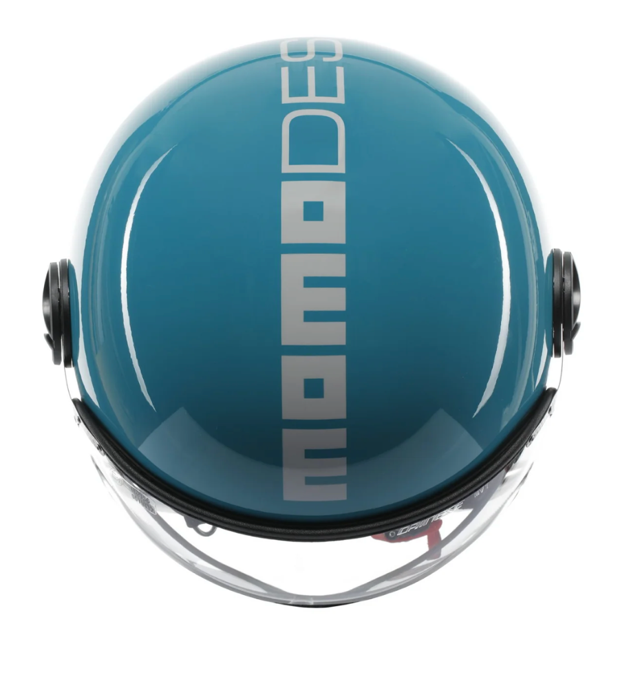 Casco Jet MomoDesign - Fgtr Classic - Candy Blu Lago Bianco