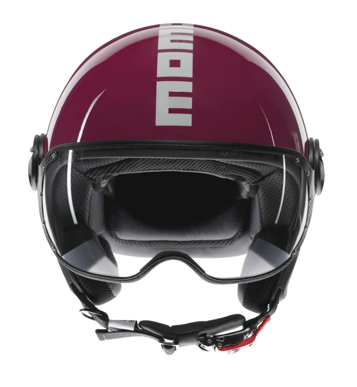 Casco Jet MomoDesign - Fgtr Classic - Candy Prugna Bianco