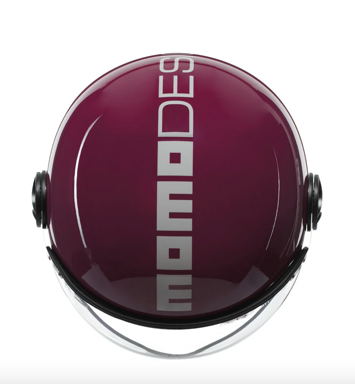 Casco Jet MomoDesign - Fgtr Classic - Candy Prugna Bianco
