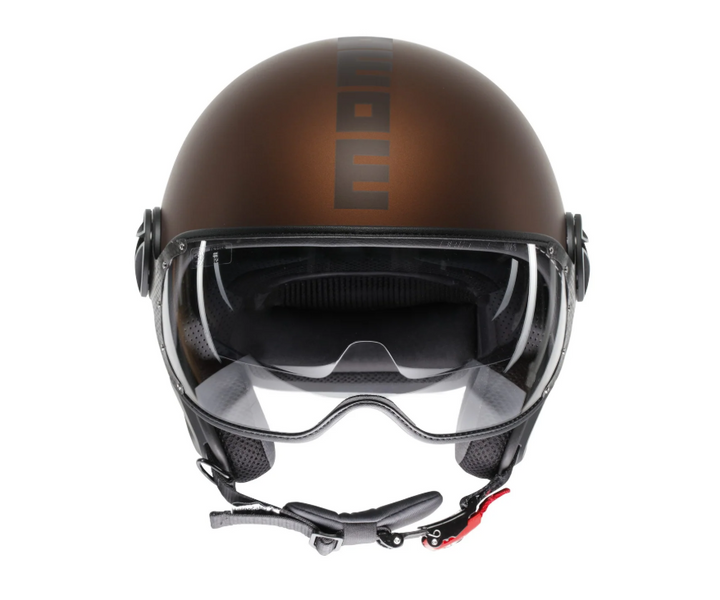 Casco Jet MomoDesign - Fgtr Evo - Mono Opaco Espresso, Black