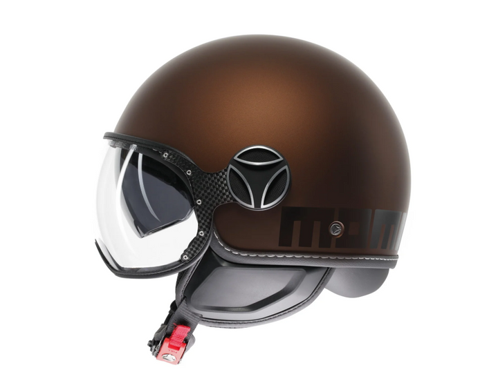 Casco Jet MomoDesign - Fgtr Evo - Mono Opaco Espresso, Black