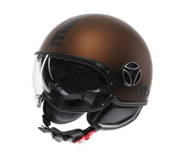 Casco Jet MomoDesign - Fgtr Evo - Mono Opaco Espresso, Black