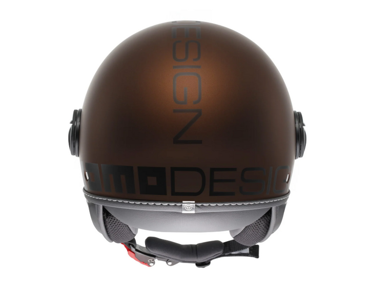 Casco Jet MomoDesign - Fgtr Evo - Mono Opaco Espresso, Black