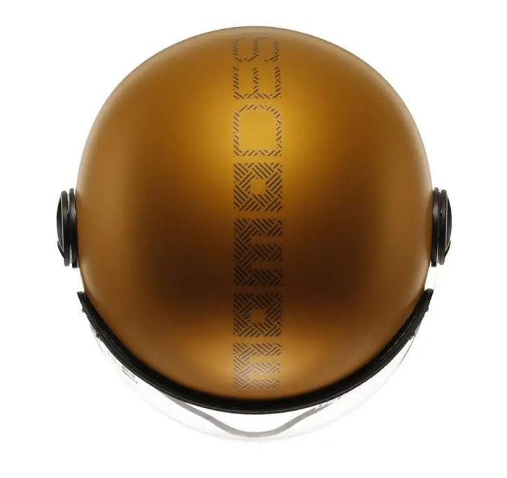 Casco Jet MomoDesign - Fgtr Evo - Hip Opaco Ocra Grigio