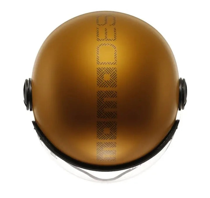 Casco Jet MomoDesign - Fgtr Evo - Hip Opaco Ocra Grigio