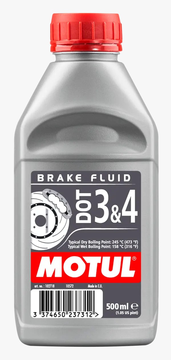 Liquido freni DOT 3&4 BRAKE FLUID 500ml - Motul