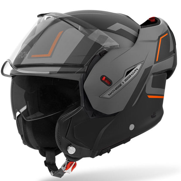 Casco Modulare Airoh - Mathisse II - Genius Arancione Opaco