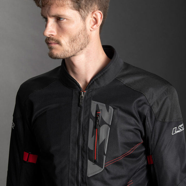 Giubbotto Moto Tecnico LS2 Alba Man Nero