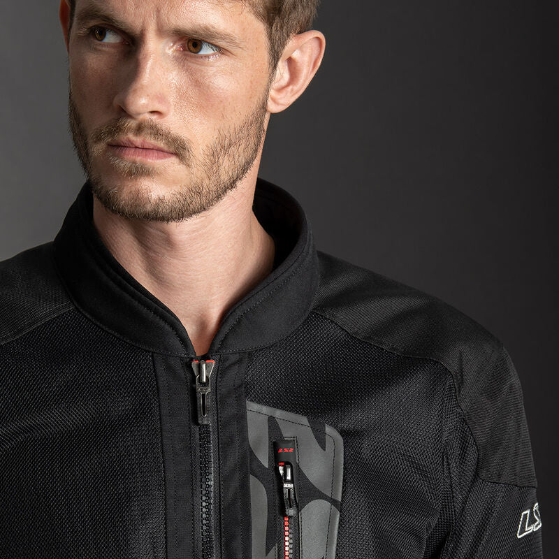 Giubbotto Moto Tecnico LS2 Alba Man Nero