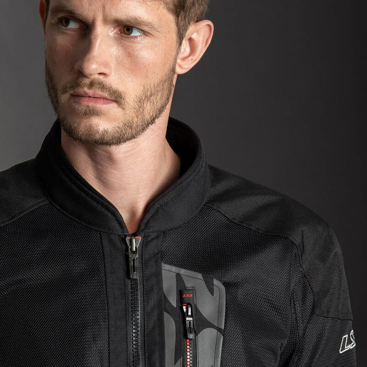 Giubbotto Moto Tecnico LS2 Alba Man Nero
