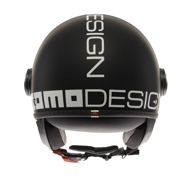 Casco Jet MomoDesign - Fgtr Classic - Mono Opaco Nero Bianco