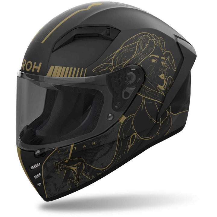 Casco Integrale Airoh - Connor Titan - Nero Opaco