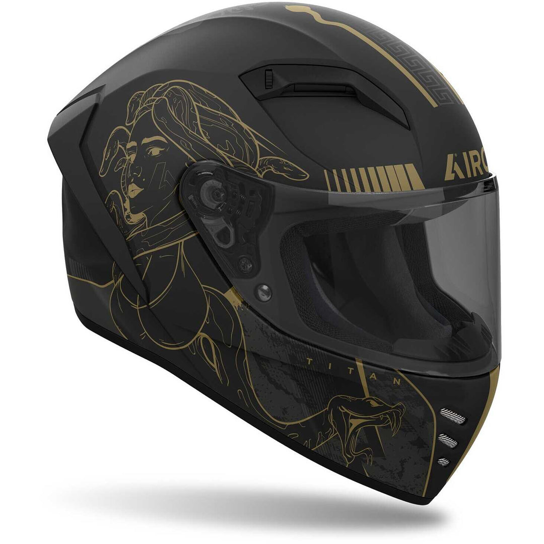 Casco Integrale Airoh - Connor Titan - Nero Opaco
