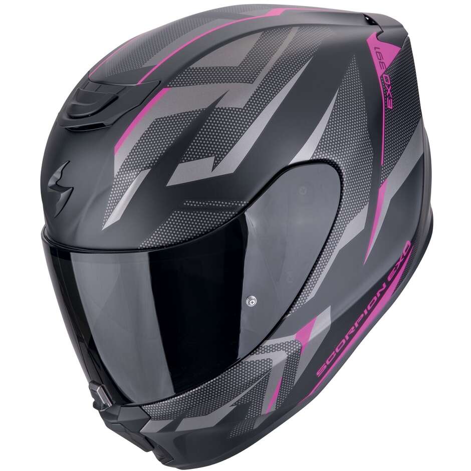 Casco Integrale Scorpion - Exo-391 AAXO Nero Opaco-Rosa