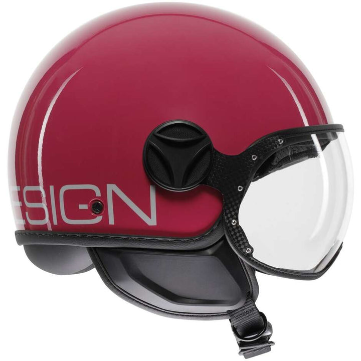 Casco Jet MomoDesign - Fgtr Classic - Candy Fucsia Bianco