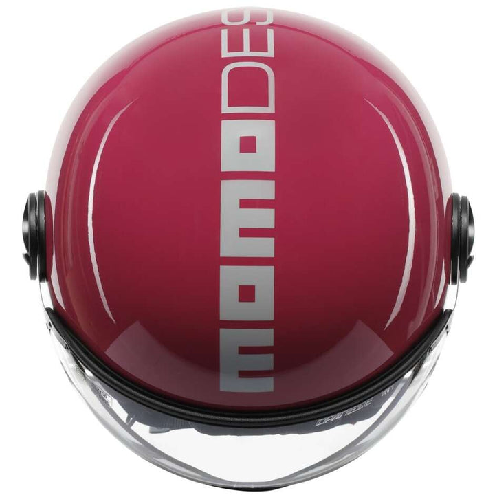 Casco Jet MomoDesign - Fgtr Classic - Candy Fucsia Bianco