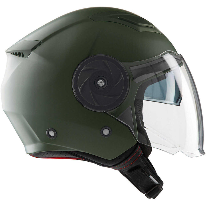 Casco Jet Tucano Urbano - El 'City - Verde Airborne Opaco